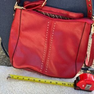 Red Montana West hand bag.